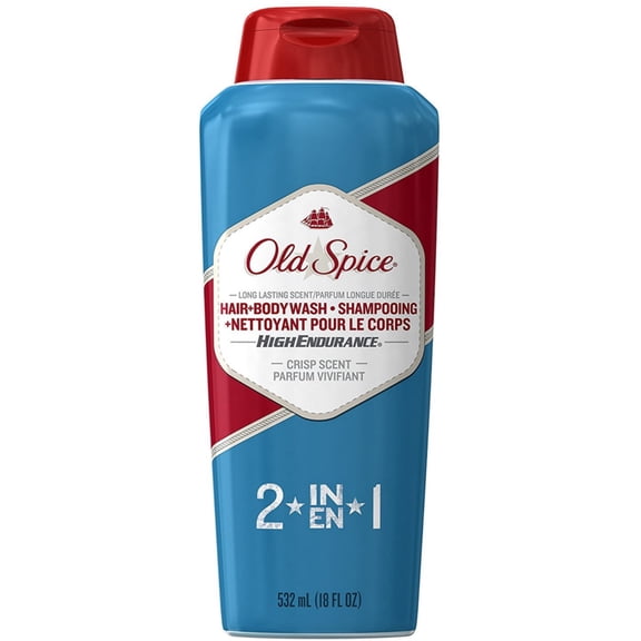 Old Spice High Endurance Hair & Body Wash 18 oz (Pack of 3)