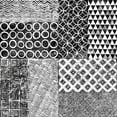 thumbnail image 3 of Lovell, Kathrine 15x15 Black Modern Framed Museum Art Print Titled - Maki Tile XVI, 3 of 5