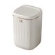 thumbnail image 3 of Contenedor de basura automático sin contacto, con tapa, impermeable y automático Blanco y dorado 20L, 3 of 9