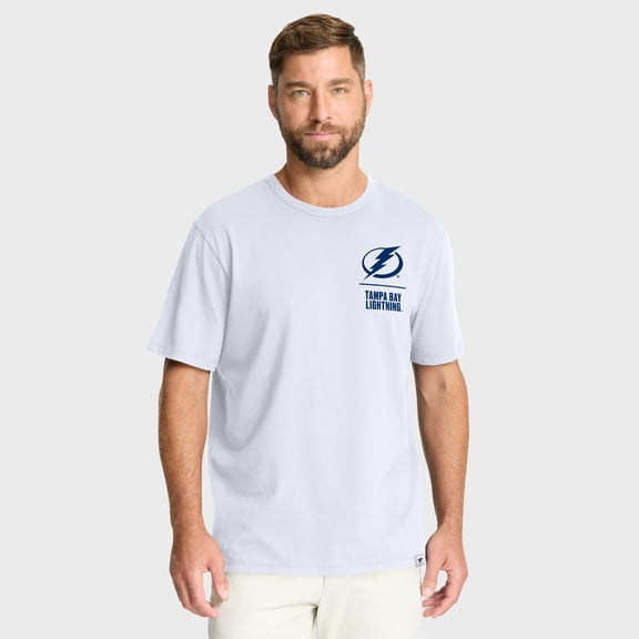 Men's Fanatics White Tampa Bay Lightning Crash The Net Legacy T-Shirt