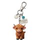 thumbnail image 2 of Highlands Bull Month Keychain Remind You Of The Power Of Silences Every Day, 2 of 7