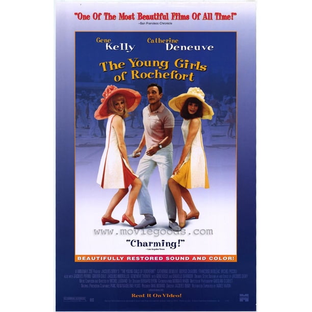 The Young Girls Of Rochefort Movie Poster Style A 27 X 40 1968 Walmart Com Walmart Com