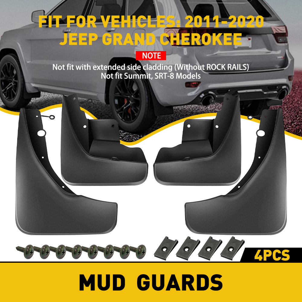 Fit for 1120 Jeep Grand Cherokee Mud Flaps for Front or Rear Auto