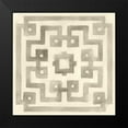 thumbnail image 2 of Vess, June Erica 20x20 Black Modern Framed Museum Art Print Titled - Neutral Impressions I, 2 of 5
