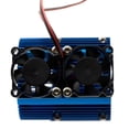 thumbnail image 2 of Ventilador de refrigeración del radiador del radiador del Motor RC de 41-43mm para 1/8 RC , Azul, 2 of 8