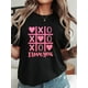thumbnail image 1 of Women's Valentine's Day Love Graphic T-Shirt - Casual Crew Neck, Soft Short Sleeve with Pink Heart & "I LOVE YOU" Print, Everyday Fashion|Bold Print Shirt|Stretchable Top, Valentines Day Gifts, 1 of 5
