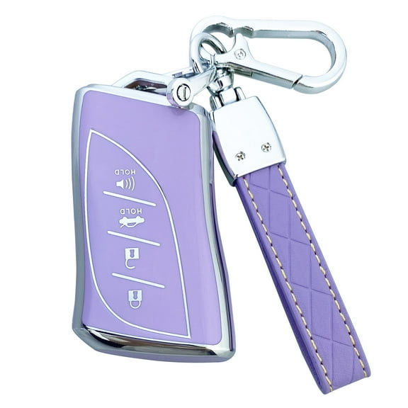 Yuebutor Key Fob Cover Case Compatible with Lexus ES NX GX RX UX LC LS UX Accessories Shell Protector