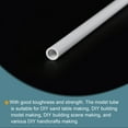 thumbnail image 3 of Unique Bargains PVC Pipe Round Rigid Plastic Tube 5mm ID 7mm OD 500mm White for Water Pipe, 3 of 5