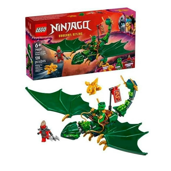 Set LEGO Ninjago Dragón Verde del Bosque de Lloyd 71829