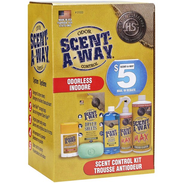 ScentAWay MAX Odorless Scent Control Kit for Deer, Elk and Predator
