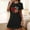 Black, variant on Sakmal Love Mumu Nightgownss for Women Valentines Plus Size Short Sleeve Cute Sleepshirt Short Heart Print Womens Nightgown L