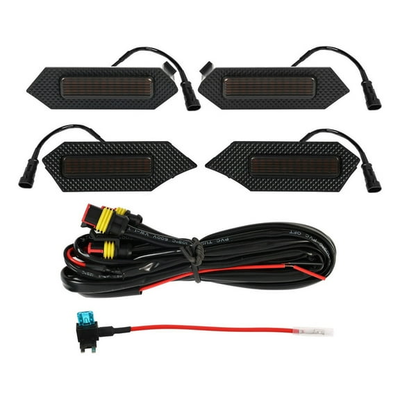 Suitable for 4 Front Grille Lights for Toyota Tacoma 2024 Trd