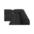thumbnail image 5 of Meridian Furniture Ames Black Boucle Fabric Modular Sectional, 5 of 12