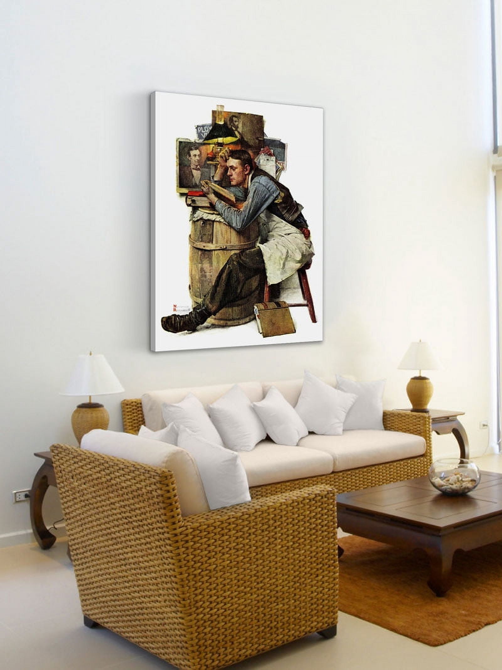 Marmont Hill "Law Student" by Norman Rockwell Painting Print on Canvas