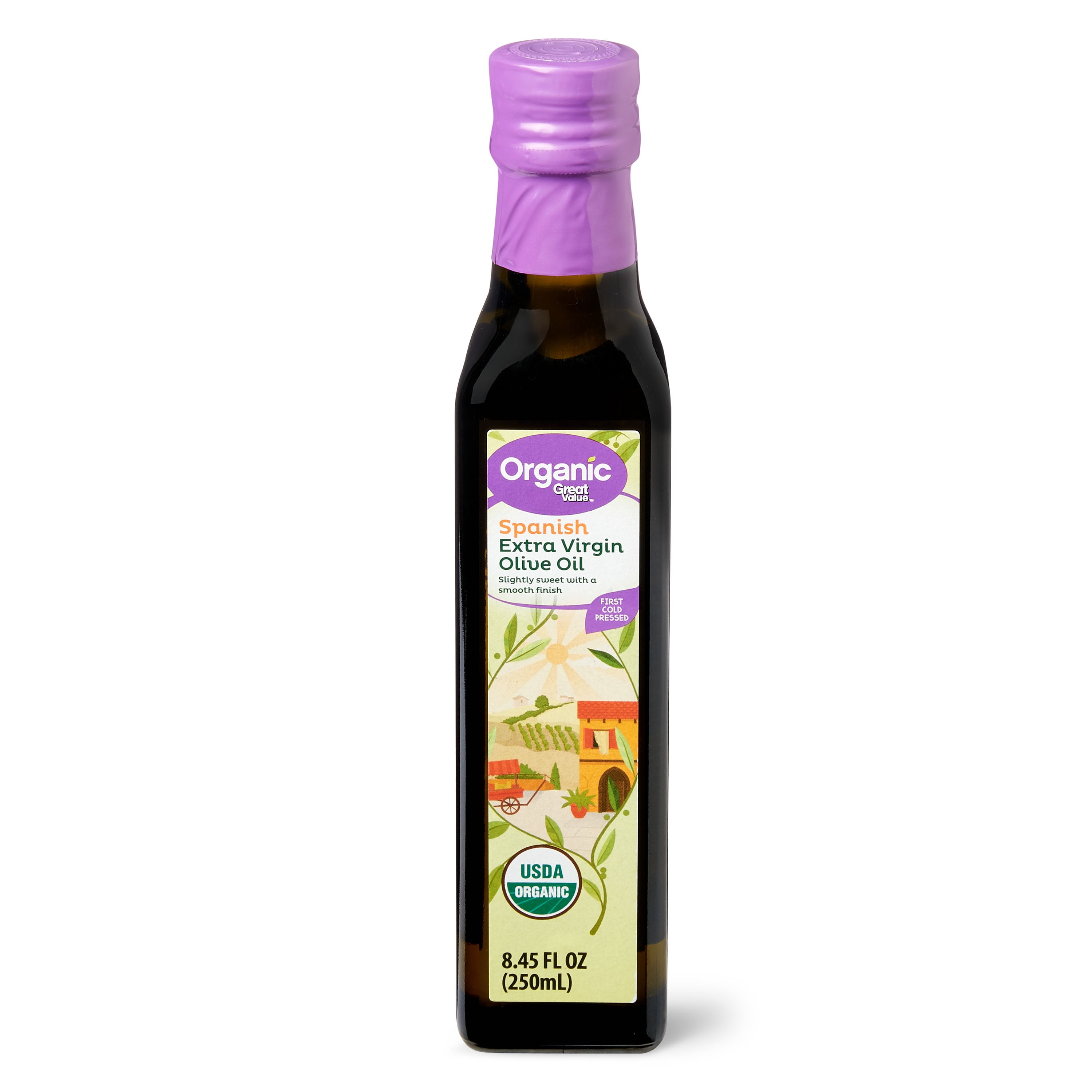 Great Value Organic Spanish Extra Virgin Olive Oil, 8.45 fl oz