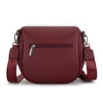 thumbnail image 4 of Montana West Crossbody Bags Bum Bag for Women Large Sling Bag with Adjustable Strap and Coin Purse, Burgundy, 4 of 6