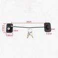 thumbnail image 5 of Limitadores de ventana con cable de bloqueo de seguridad, no se requieren tornillos para evitar daños y proteger la caja fuerte., 5 of 5
