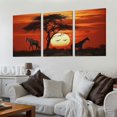 thumbnail image 2 of Nawypu Africa Poster Decorative Painting Canvas Wall Art Living Room Posters Bedroom Painting 12''x16''X3 Panels, 2 of 4