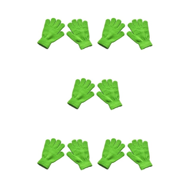 Jumpingount 1 par de guantes para niños, accesorio de ropa de estilo Simple, calentador de dedos para exteriores, cubiertas para calentar las Type2 NO2