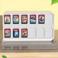 thumbnail image 2 of Estuche rígido con base de carga, soporte y carcasa protectora para Nintendo Switch OLED TV Dock con almacenamiento para tarjetas de juego, 2 of 6