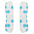 thumbnail image 2 of de sílice anti Plantillas de tacón transparentes Cojín de cojín Inserciones de zapatos Azul Sunnimix cojín de gel talón, 2 of 6
