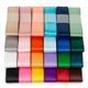 thumbnail image 1 of Cinta de satén Mlurcu, a granel, 1 x 44 m, 24 colores, doble cara, 1 of 7