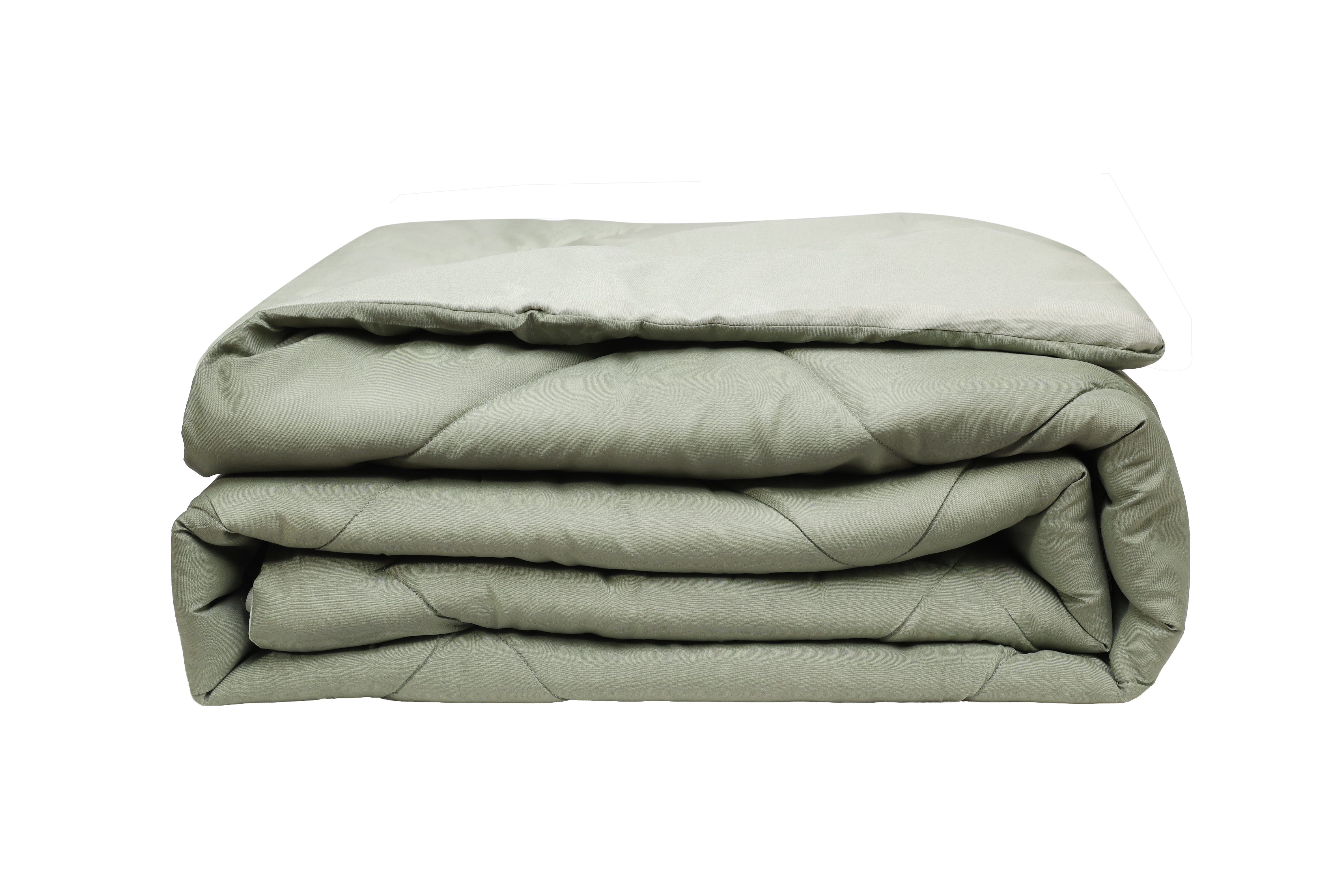 Mainstays Full/Queen Comforter, All-Season Reversible Microfiber, Dark Green