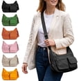 thumbnail image 2 of Spencer Crossbody Bag for Women Soft Waterproof Multi Pocket Shoulder Bag Solid Ladies Crossbody Purse, 2 of 10