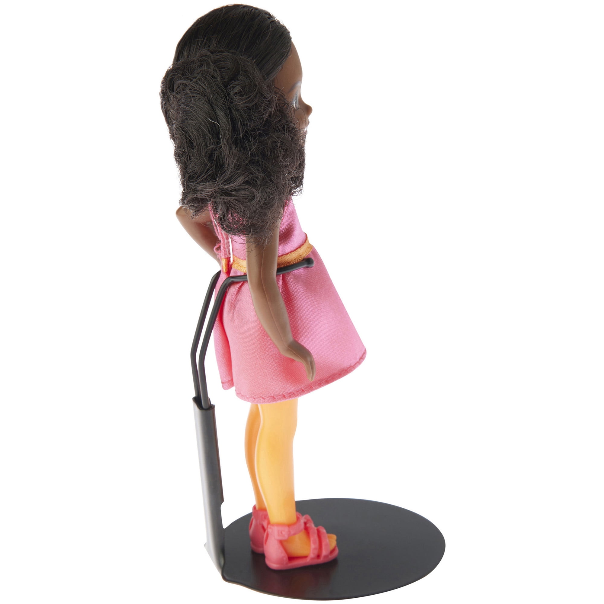 Plymor DSP-25B Black Adjustable Action Figure Stand, fits 4.5, 5, and 5.5 inch Action Figures, Waist is 1" - 1.5" wide, 3" - 3.5" around, Pack of 24