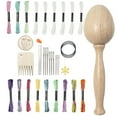 thumbnail image 2 of Darning Egg Darning Needle Accessories Portable Sewing Crafts Wooden Darning, 2 of 9