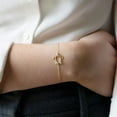 thumbnail image 2 of MEVECCO 14K Gold Plated Cute Sea turtles Dainty Handmade Bracelet for Women and Men, 2 of 5