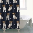 thumbnail image 4 of Jack Russell Terrier Shower Curtain 84"x72" ,Bathroom Decorative Shower Curtains Set with 12 Hooks,Modern Waterproof Washable Shower Curtain, 4 of 6