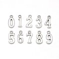 thumbnail image 4 of 50 piezas de números del 0 al 9, accesorios para manualidades, pulseras, collares, llaveros, colgantes y joyas (números del 0 al 9, 5 piezas cada uno), 4 of 7