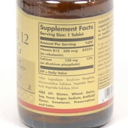 Solgar Vitamin B12 500 mcg Tablets - 100 Count