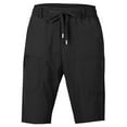 thumbnail image 3 of uikmnh Shorts for Men European and Solid Color Summer Stretch Sports Men's Casual Loose and Comfortable Lightweight Shorts with Pockets for Training Size:XS, 3 of 4