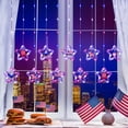thumbnail image 4 of Wozhuo Independence Day Star String Lights USB Remote Control LED Patriotic Decor, 4 of 7