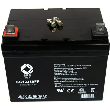 SPS Brand 12V 35Ah Replacement battery for Merits  Products MP1IN wheelchair scooter -  SG12350FP_1_AB1723