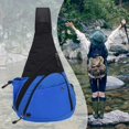 thumbnail image 4 of Bolsa De Pecho Brusttasche mit großem Fassungsvermögen, modische Umhängetasche aus Nylon für die Reise (hellblau) Ehuebsd Para Estrenar, 4 of 6