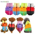 BadPiggies Waterproof Winter Dog Padded Vest Coat Pet Jacket Warm