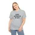 thumbnail image 4 of Easily Distracted By Cats Shirt - Funny Cat Lady Gift - Fur Baby - ID: 160, 4 of 12
