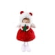 thumbnail image 4 of Lindo adorno colgante navideño de muñeca de hadas de dibujos animados de 3,54 x 6,30 pulgadas Rojo, 4 of 9