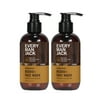 Every Man Jack Beard + Face Wash - Naturally Derived with Aloe and Glycerin - 6.7 oz Twin Pack