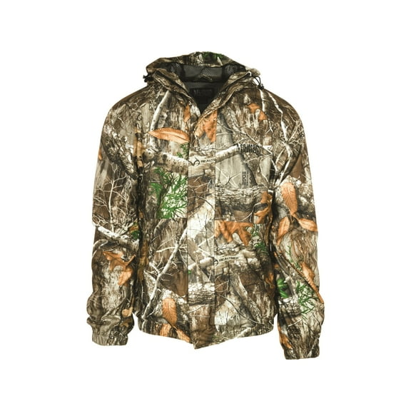 MidwayUSA Men's Cold Bay Waterproof Rain Jacket Realtree EDGE Camo Large Tall
