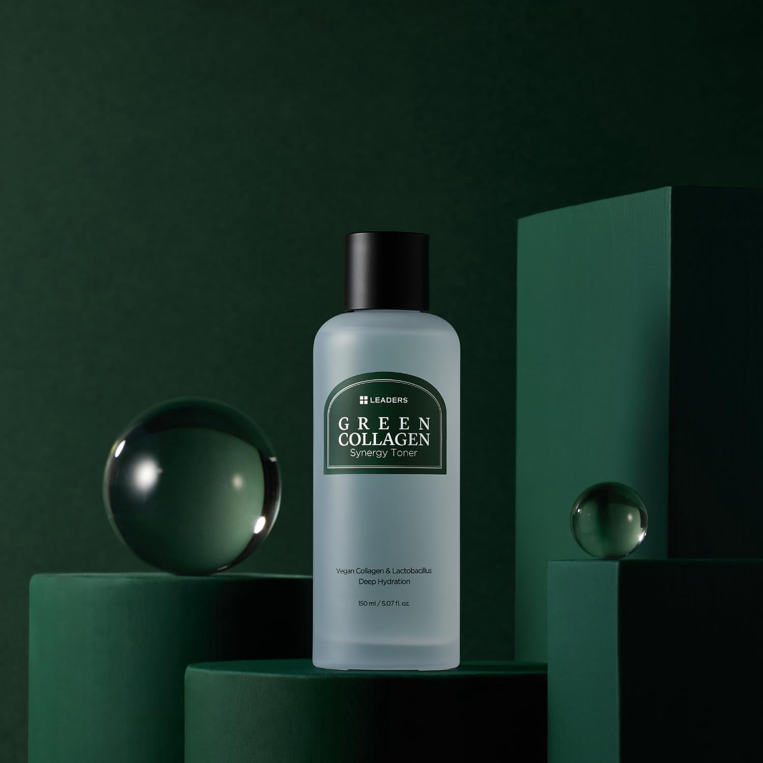 LEADERS Green Collagen Balancing Emulsion – Hydrating Emulsion to Balance Skin's Oil and Moisture Levels & Helps Hydrate Dry Skin, Gentle Plant Based Formula – 150ml