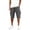 Dark Gray_008, variant on Domuza Mens Cargo Cotton Cargo Shorts Drawstring Stretch Elastic Waist Casual Work Short with Pockets Black 2XL