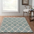 thumbnail image 2 of Trio Geo Turquoise Area Rug 8x10 Transitional Contemporary Design, 2 of 5