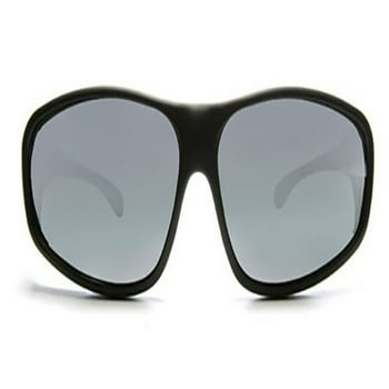 Solar Shield Dioptics Rectangle Black Sunglasseses
