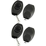 Carcasa Para Llave Remota Compatible Con Toyota Rs3000 Bab237131-022, Color Negro, Juego De 2