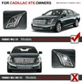 thumbnail image 7 of VIPMOTOZ Projector Headlight Assembly For 2013-2017 Cadillac XTS (Factory Non-Active Xenon Model) - Metallic Chrome Housing, Driver and Passenger Side, 7 of 7