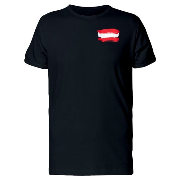 Grunge Pocket Flag Of Austria Tee Men's -Image by Shutterstock